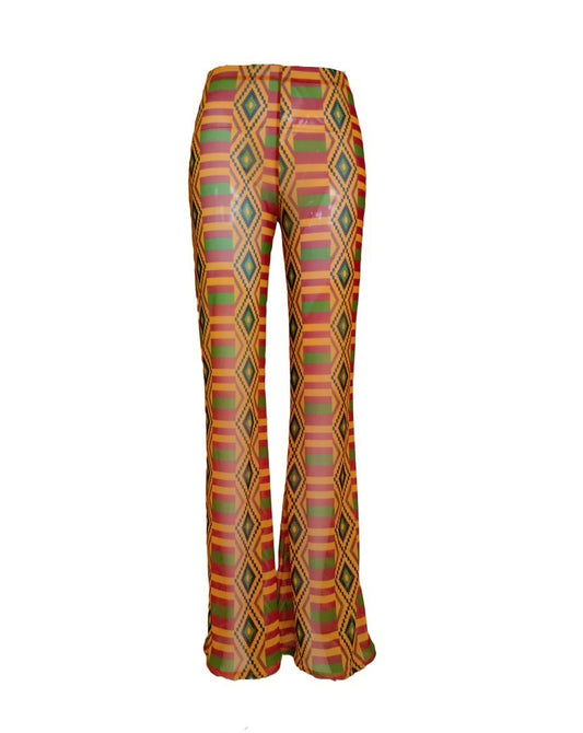 Kente Mesh Pants